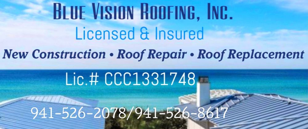 Blue Vision Roofing Inc. backdrop