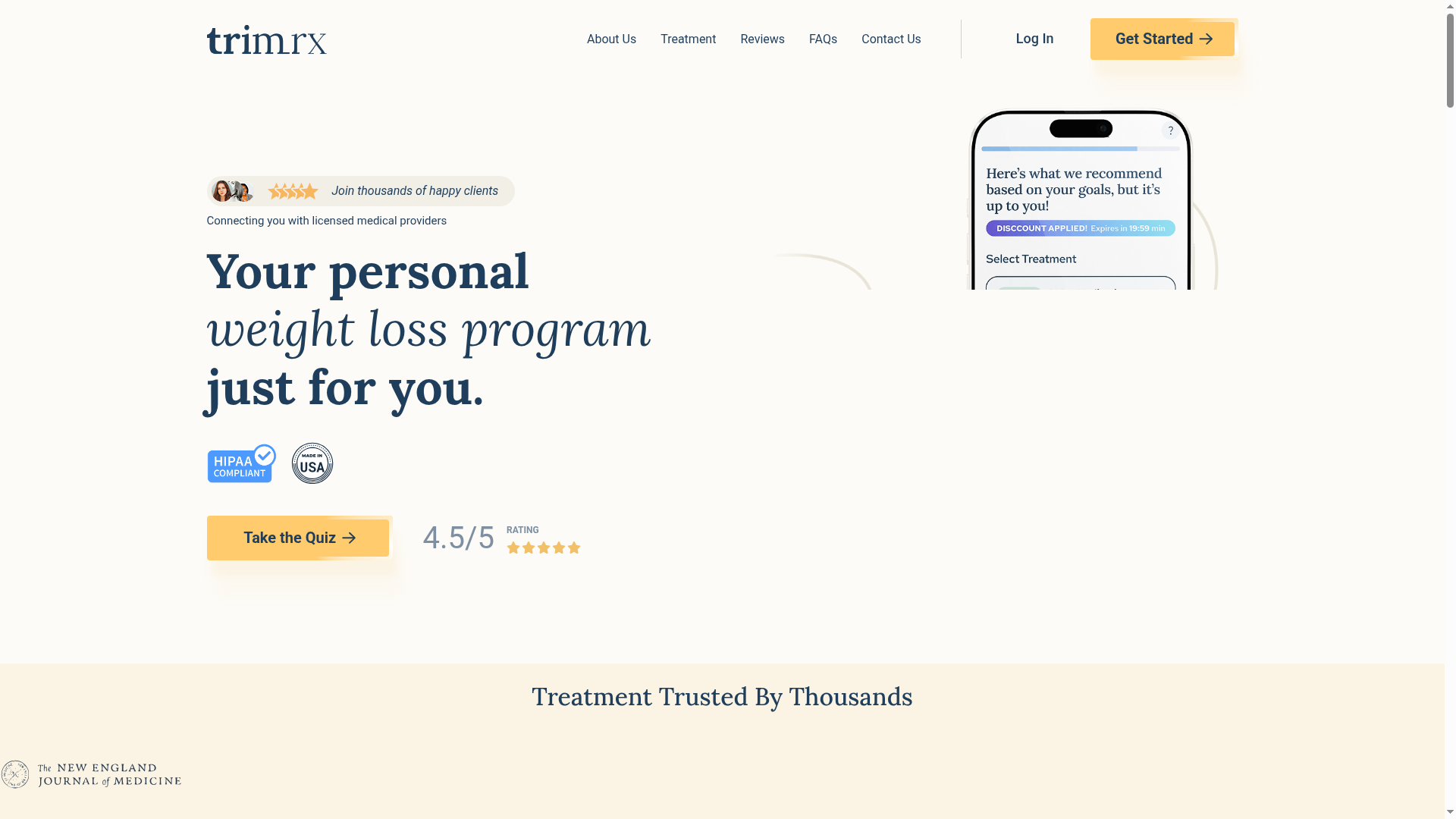 TrimRx | Peptide Therapy Provider in San Diego, CA | Peptide Injections AI
