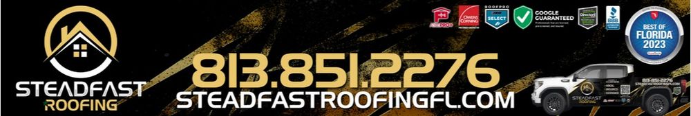 Steadfast Roofing backdrop